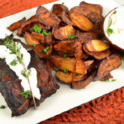 Sizzling Garlic Butter steak Bites with Crispy Potatoes ⁤Delight