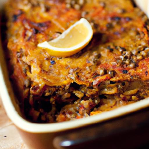 Hearty Lentil Moussaka: A vegetarian Twist on Tradition