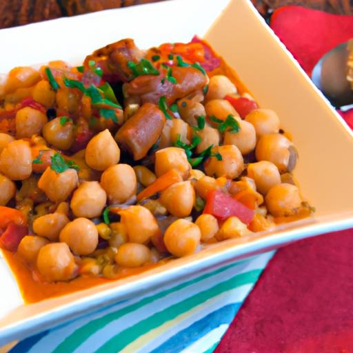 Hearty Smoky⁢ Paprika Chickpea & Turkey Chorizo Stew Recipe