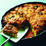 Spicy Korean Gochujang Beef Meets Savory Kimchi Cornbread Bake