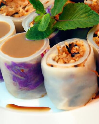 Thai Peanut Butter & Jelly Spring Rolls: A Flavor Fusion Treat