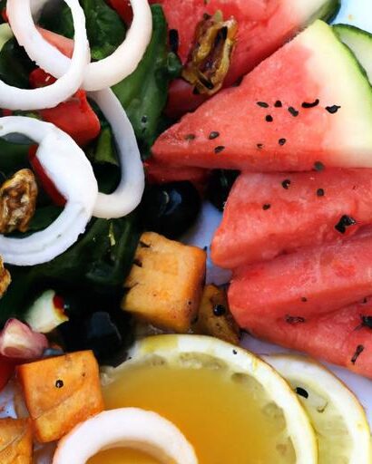 Savor Summer: Mediterranean Grilled Halloumi & Watermelon Salad