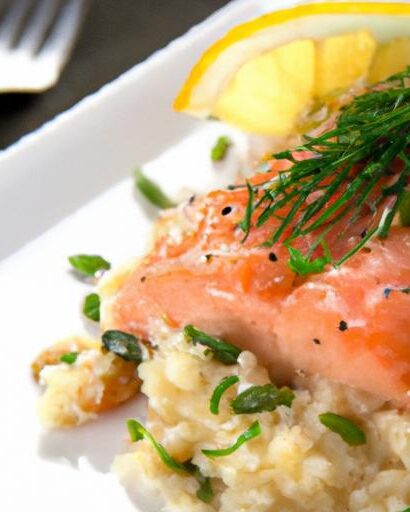 Zesty Lemon Dill Salmon & Couscous Bake: A Flavorful Delight
