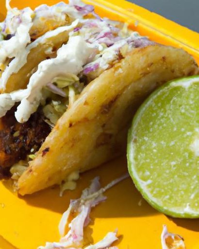 Crispy Hash Brown Tacos with Zesty Lime Crema Twist
