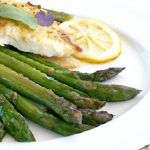 Zesty Lemon Garlic Butter Cod with Tender Asparagus Delight