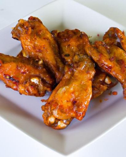Fiery Flavor Fusion: Harissa Honey Glazed Chicken Wings