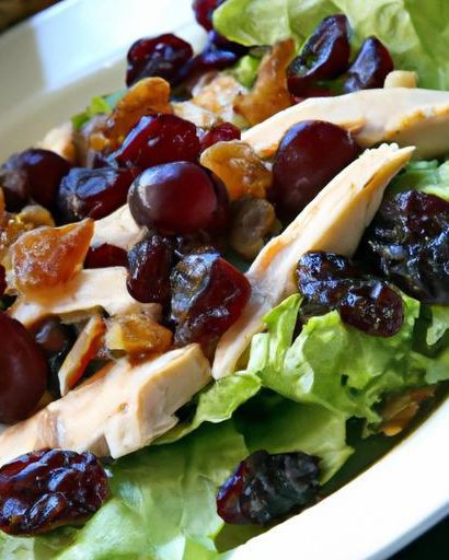 Refreshing Chicken Salad with Grapes & Crunchy Walnuts