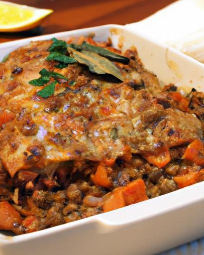 Hearty Lentil Moussaka: A Vegetarian Twist on Tradition
