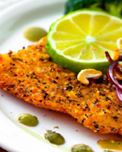 Savor Pan-Fried Tilapia with Zesty Lemon Caper Sauce Delight