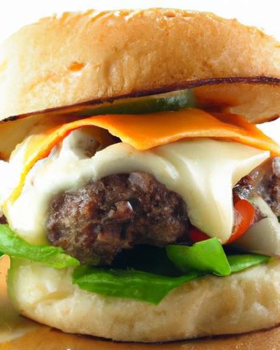 Grill-Perfect Homemade Beef Burgers: A Savory Recipe Guide