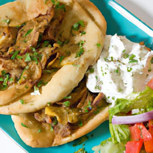 Savor Greek Gyro-Spiced Lamb Flatbreads with Cool Tzatziki