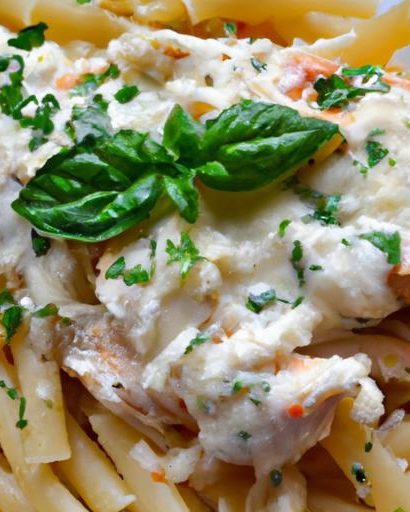 Creamy Garlic Chicken Parmesan Pasta: A Flavorful Delight