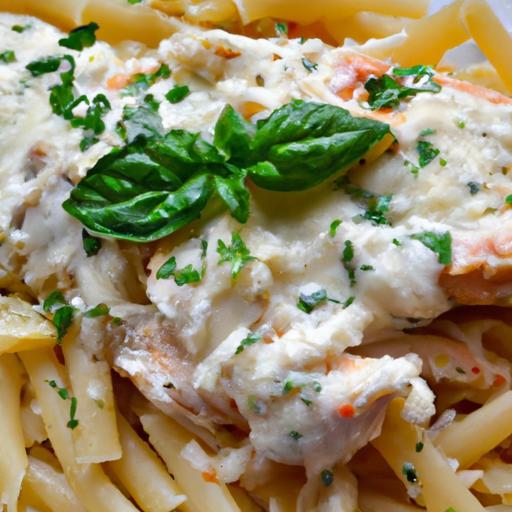 Creamy Garlic Chicken Parmesan Pasta: A Flavorful Delight