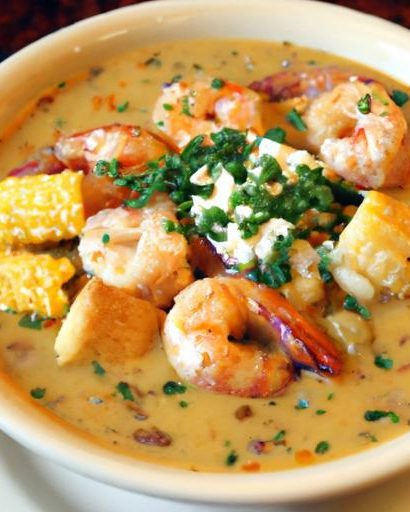 Zesty Cajun Shrimp and Corn Chowder: A Taste of Louisiana