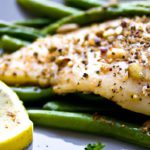 Zesty Lemon Pepper Tilapia with Garlic-Infused Green Beans
