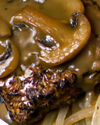 Simple Salisbury Steak with Savory Mushroom Gravy Delight