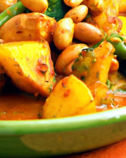 Hearty African Peanut Stew with Chicken: A Flavorful Journey