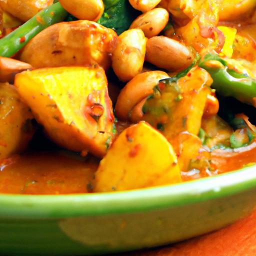 Hearty African Peanut Stew with Chicken: A Flavorful Journey