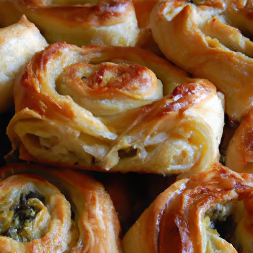Spinach & Feta Börek swirls:⁢ A Turkish Pastry Delight