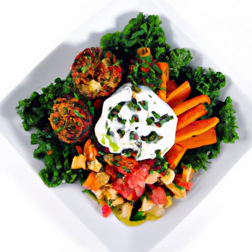 Greek Goddess Bowl: Tzatziki & Falafel Flavor Fusion Feast