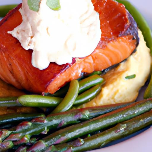 Spice Meets Cream: Cajun Blackened Salmon with ‍Avocado Crema