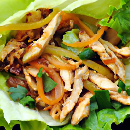 Sizzling⁣ Spicy Chicken Lettuce Wraps: Stove-Top Delight!