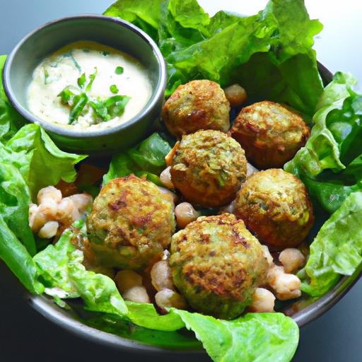 Crispy Freezer Falafel Bowls with Creamy Tahini Drizzle