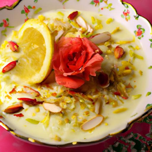 Persian Rosewater & Pistachio Rice Pudding: A Fragrant Delight