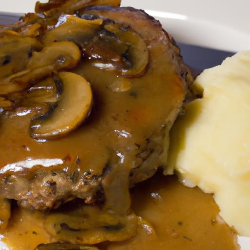 Simple Salisbury ​Steak with Savory Mushroom Gravy Delight