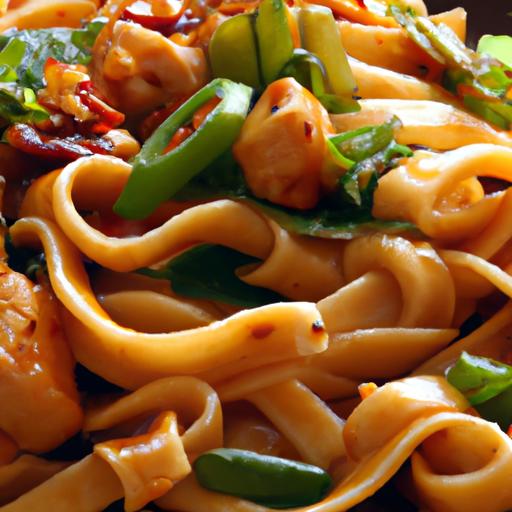 Fiery Dan Dan Noodles with Savory Ground Turkey Twist