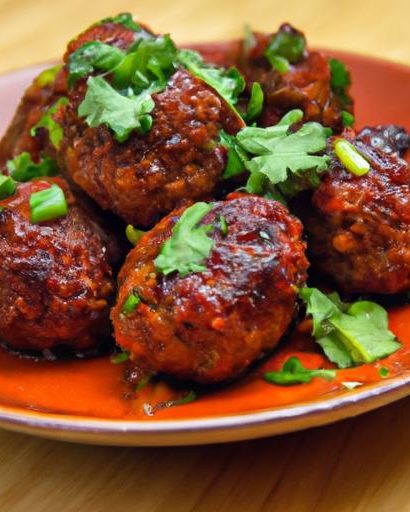 Sweet Heat: Sriracha Honey Glazed Meatballs Recipe Delight