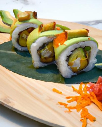 Fiery Fusion: Crafting Spicy Mango & Avocado Sushi Rolls