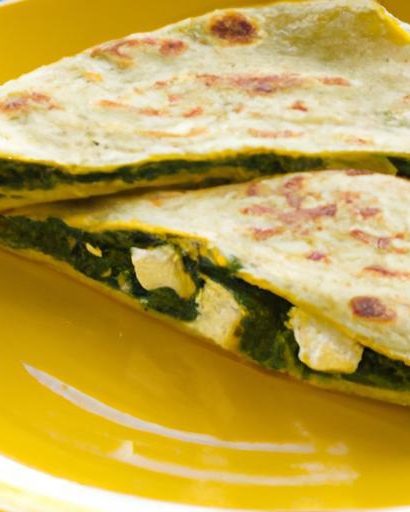Savory Spinach & Feta Quesadillas: Breakfast Made Brilliant