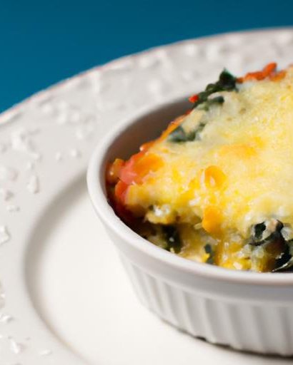 Hearty Italian Polenta and Spinach Bake: A Savory Delight