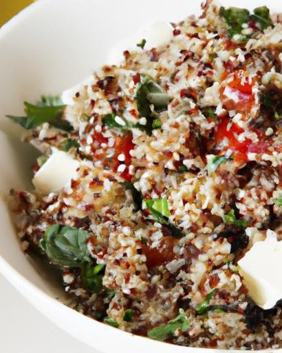 Fresh & Flavorful: Caprese Quinoa Bowl with Balsamic Glaze